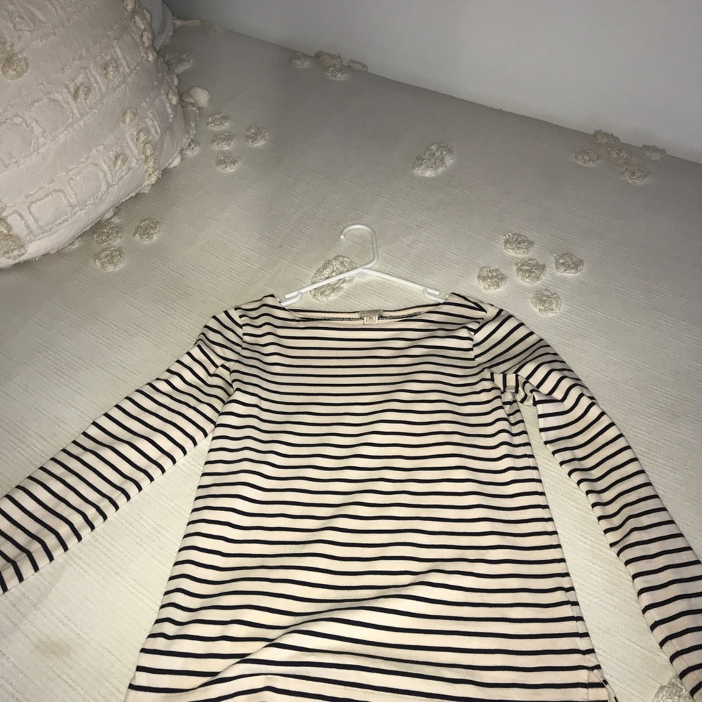 JCrew XS stripped long-sleeve tee